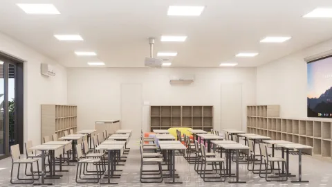 Nội thất học đường - Phòng học bộ môn