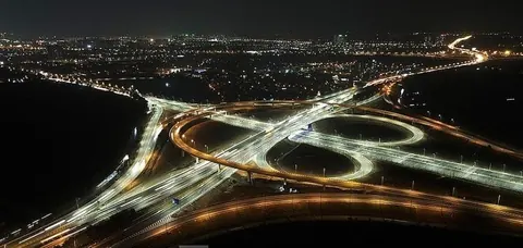 Điện chiếu sáng nút giao đường Vành đai 3 với cao tốc Hà Nội - Hải Phòng