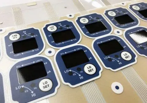 Phím màng có cửa sổ hiển thị LCD