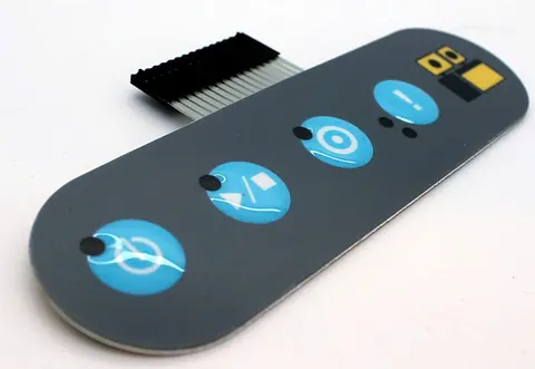 Phím màng có cửa sổ hiển thị LCD