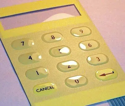 Phím màng nút nổi 3D (Embossed)